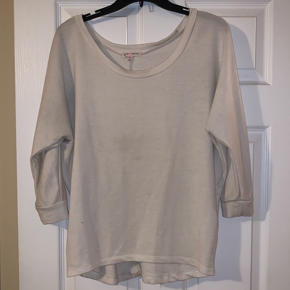 Thick 3 quarter sleeve lounge top